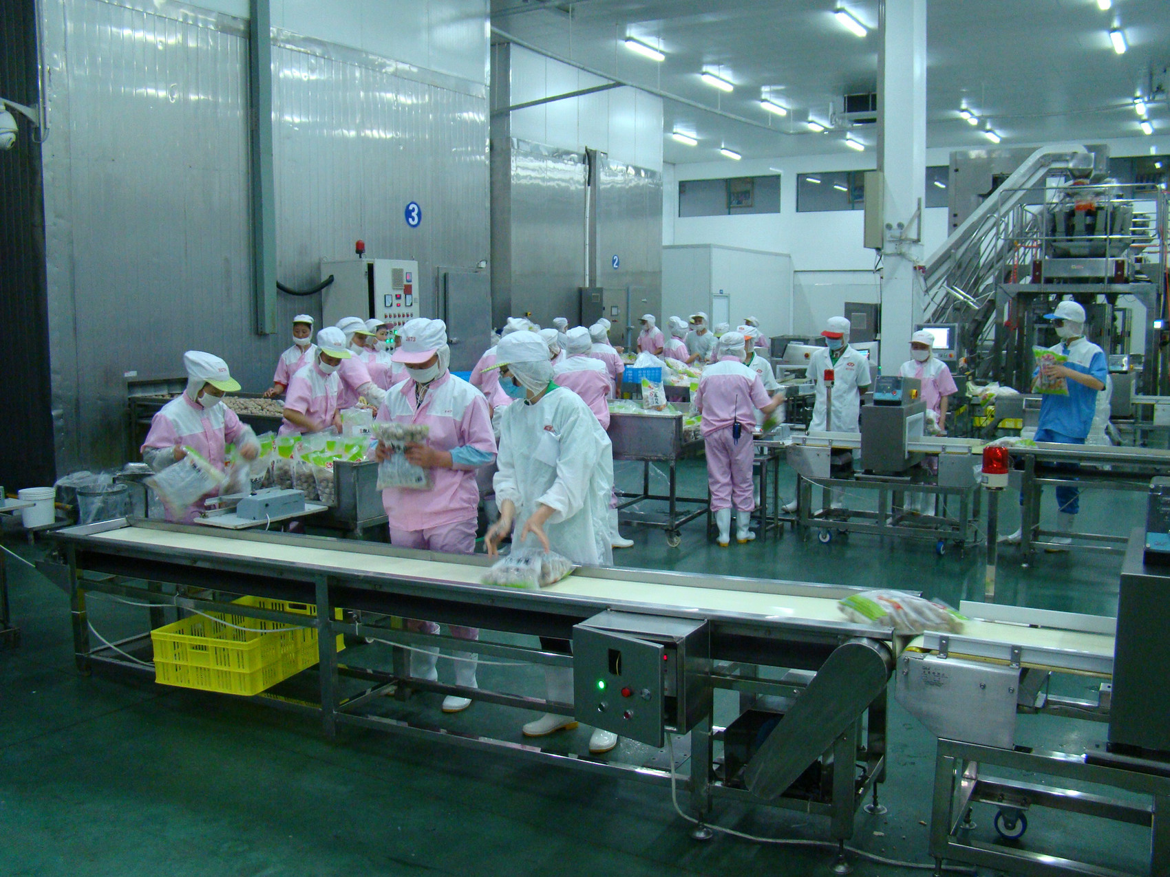 四川安井食品生產車間.受訪者供圖